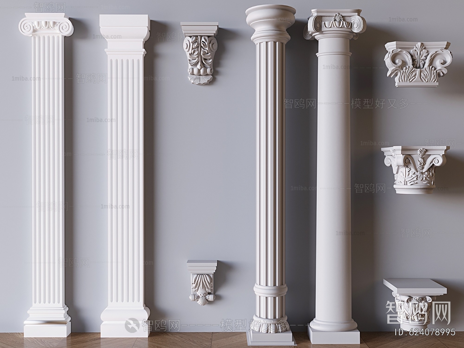 European Style Roman Pillar