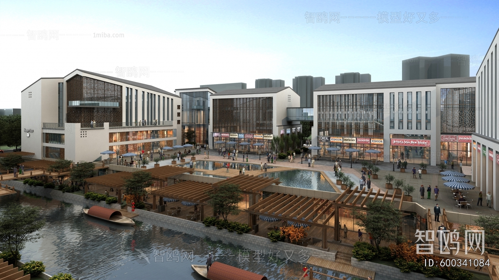 New Chinese Style Commercial Street