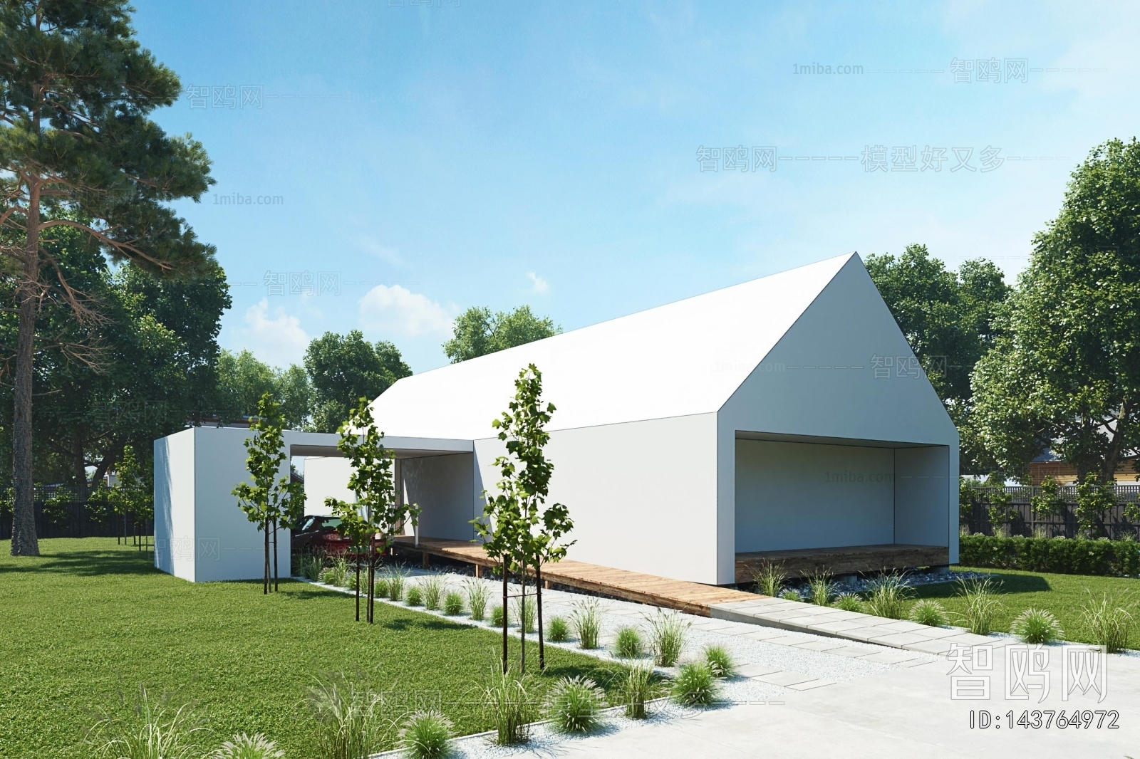 Modern Courtyard/landscape