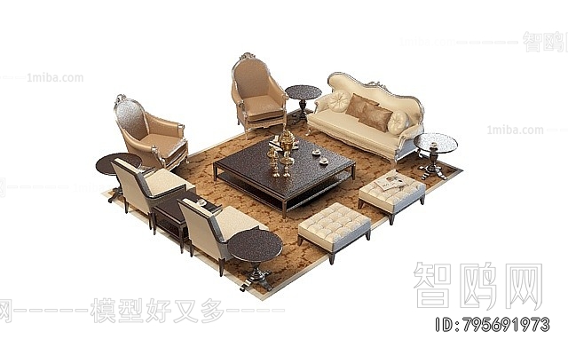 European Style Sofa Combination