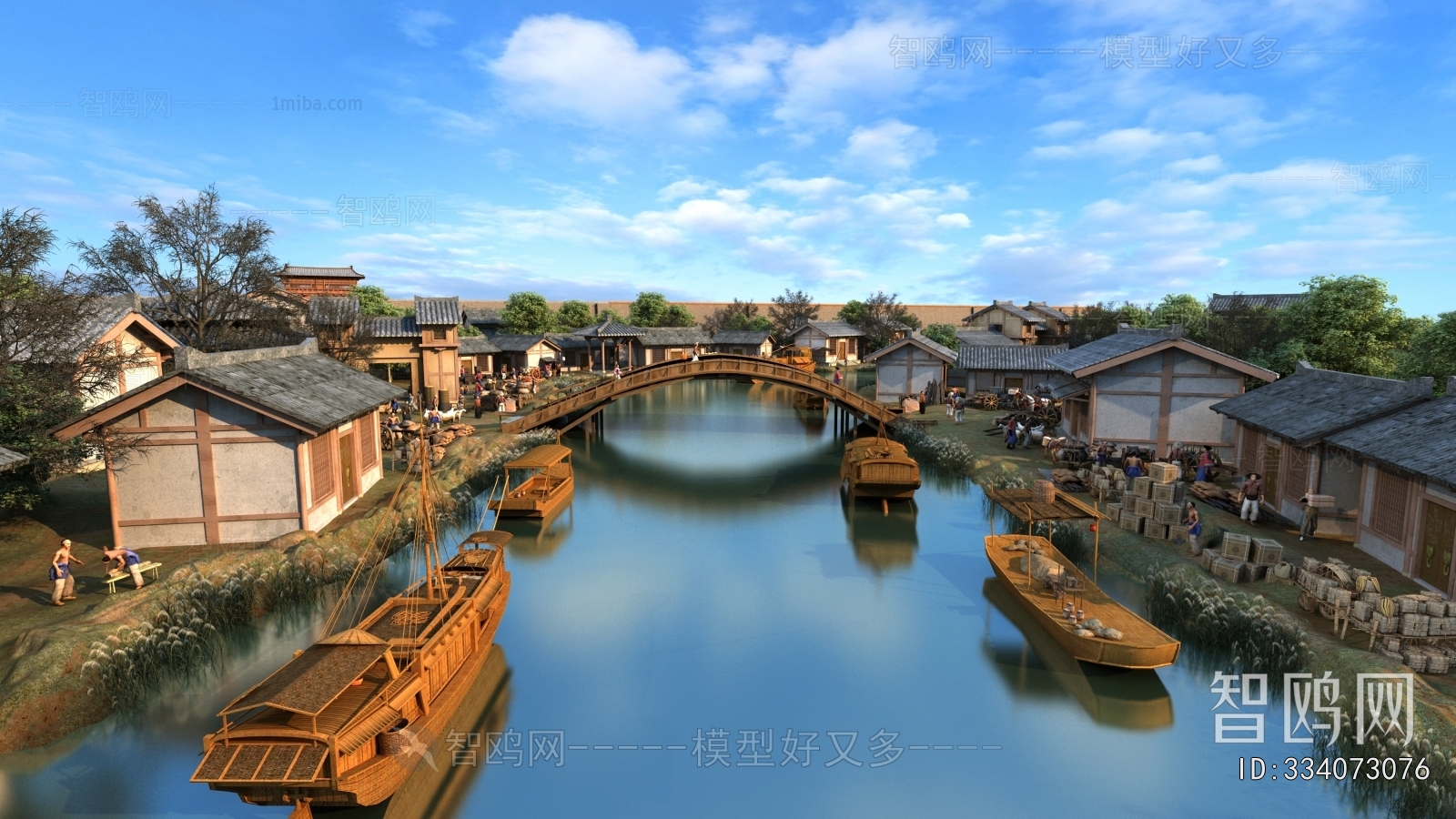 Chinese Style Ancient Architectural Buildings