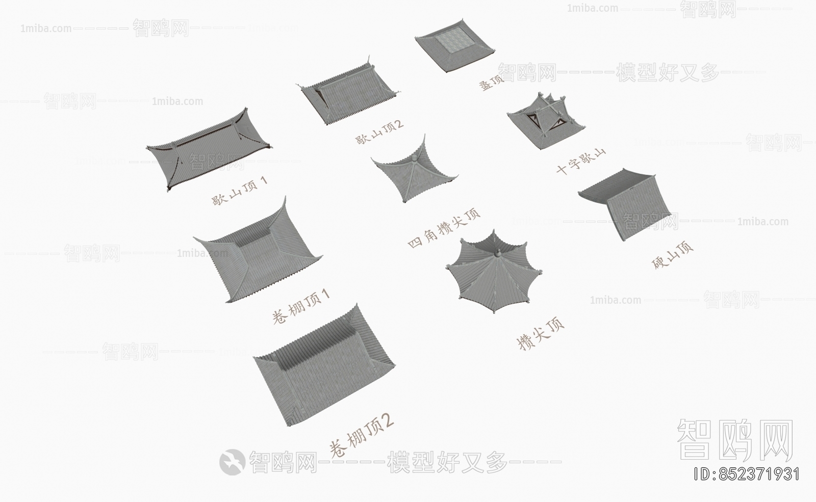 Chinese Style Building Component