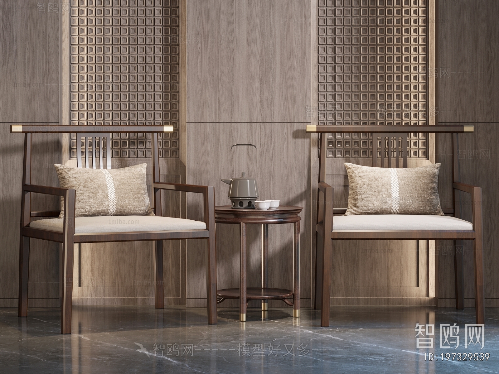 New Chinese Style Lounge Chair