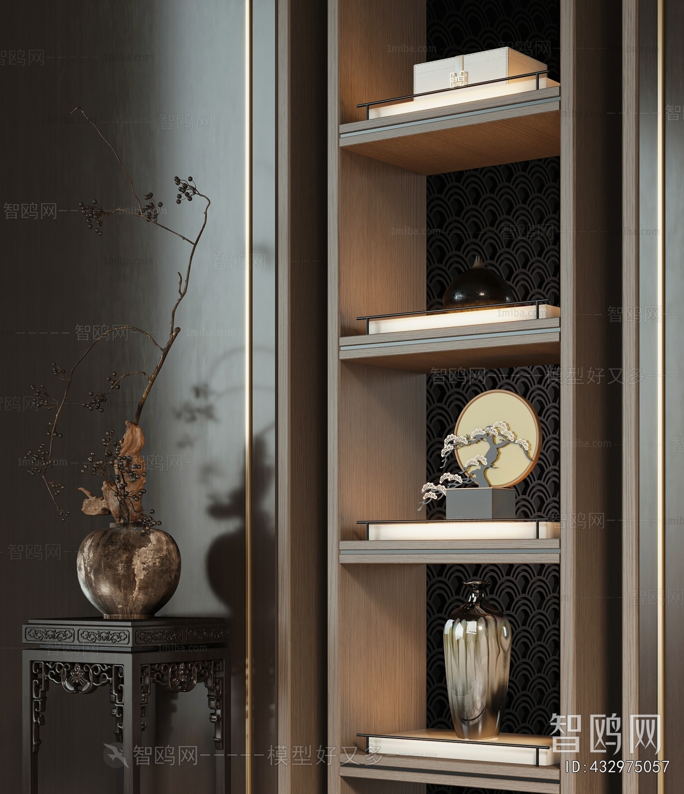 New Chinese Style Decorative Set