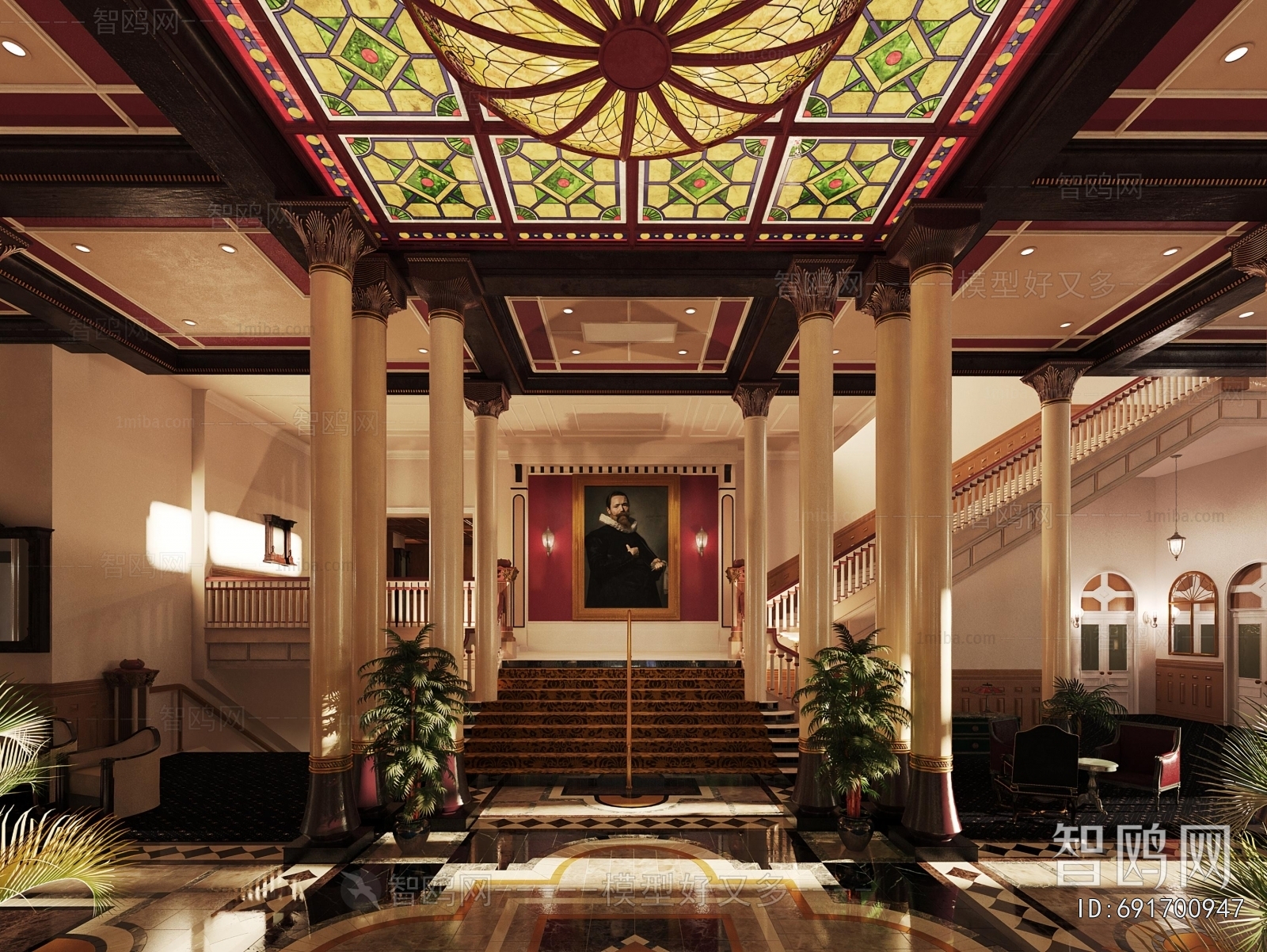 French Style Lobby Hall