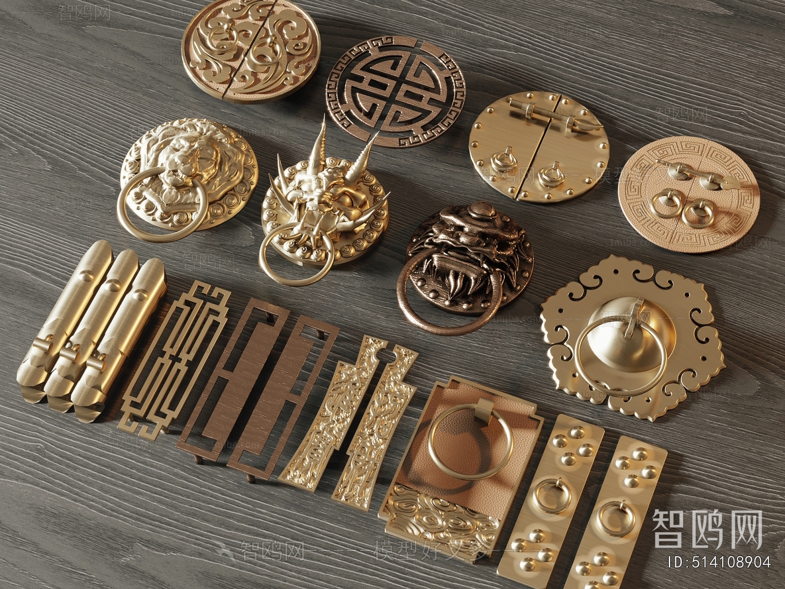 Chinese Style Door Handle