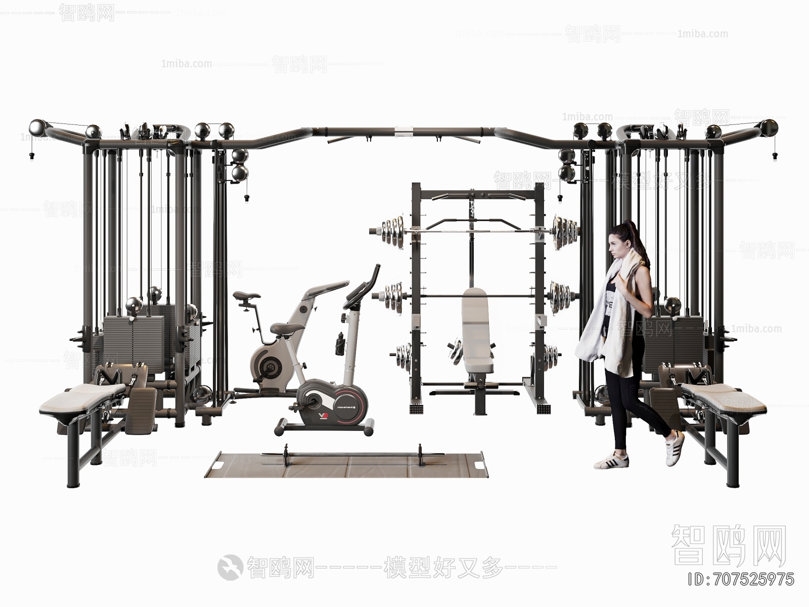 Modern Fitness Equipment