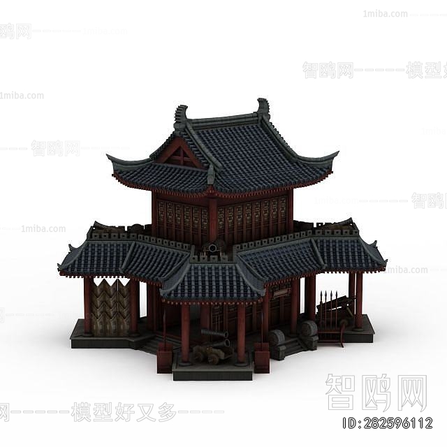 Chinese Style Ancient Architectural Buildings