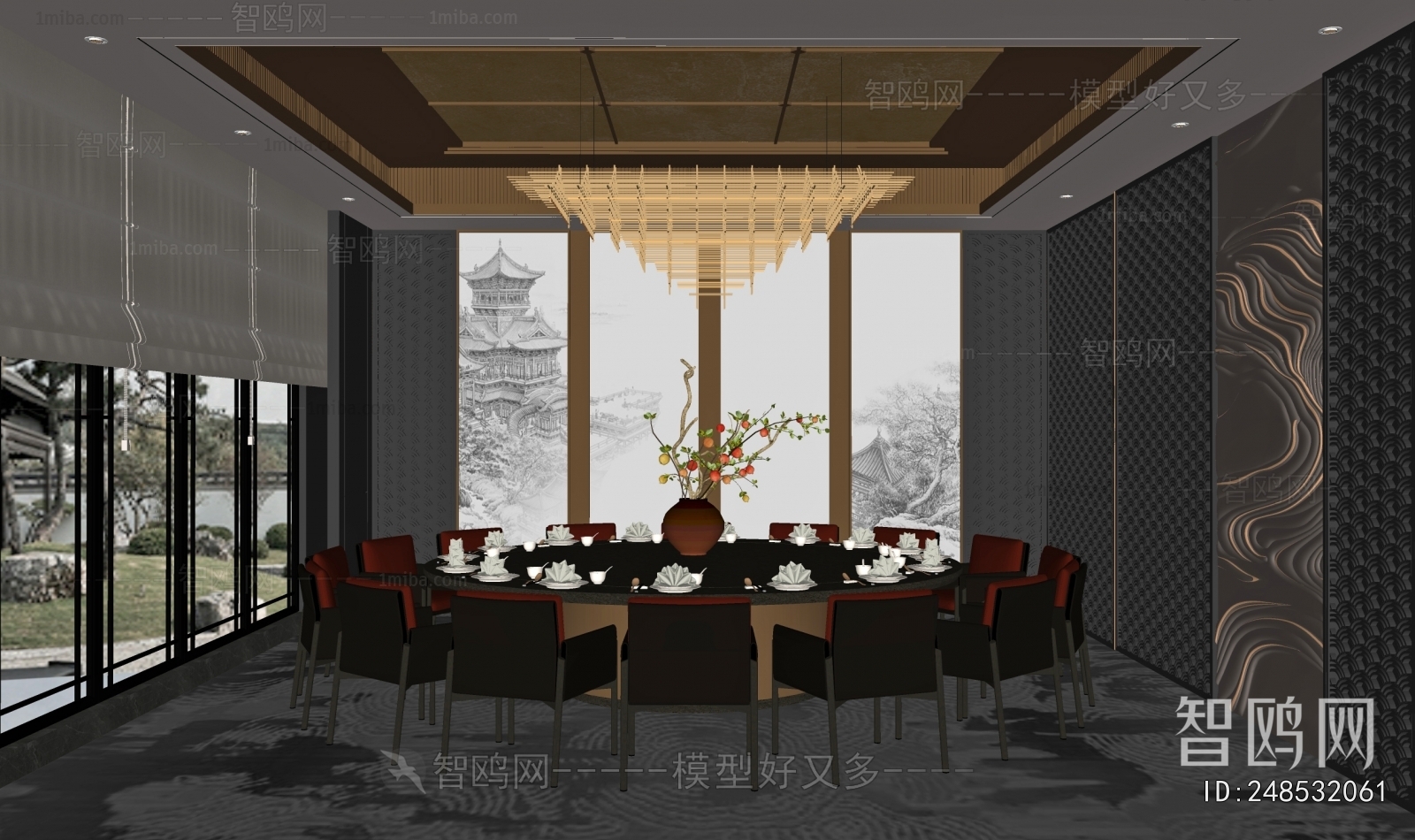 New Chinese Style Restaurant Box