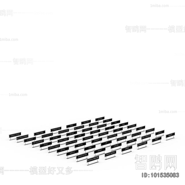 Modern Guide Board/bulletin Board