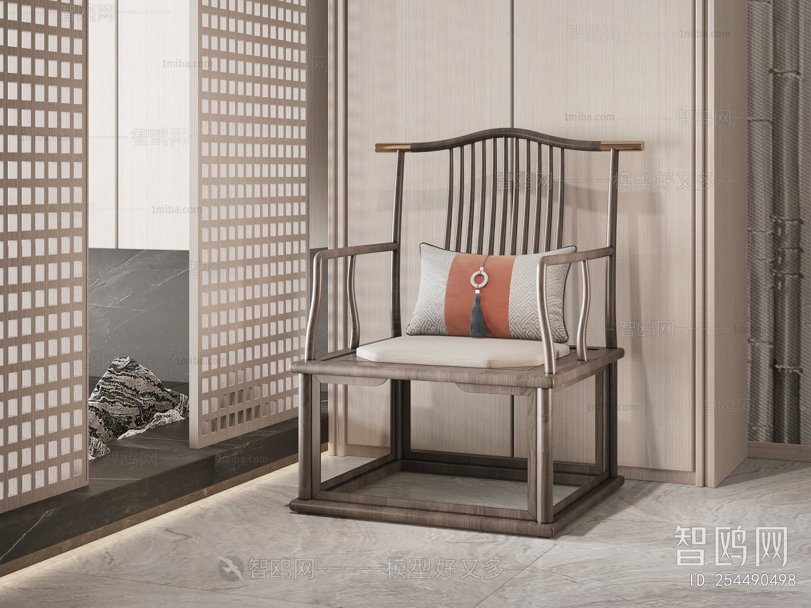 New Chinese Style Lounge Chair