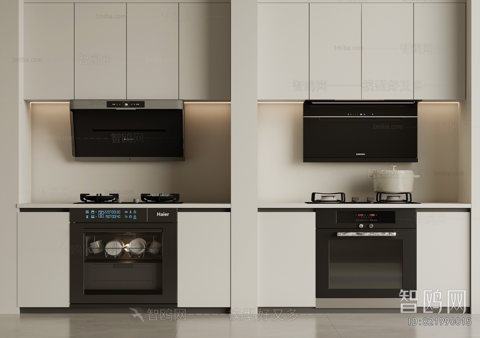 Modern Kitchen Electric Gas Range