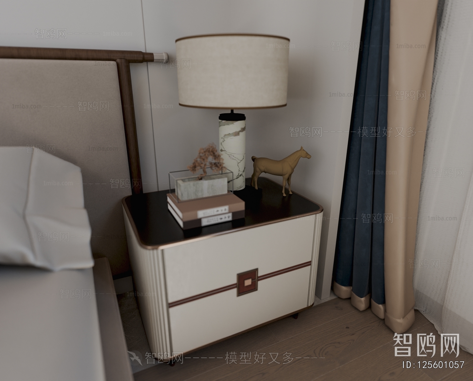 New Chinese Style Bedroom