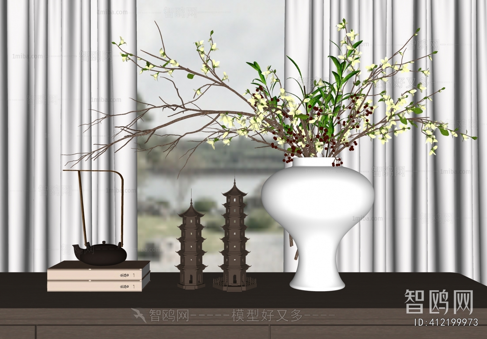 New Chinese Style Decorative Set