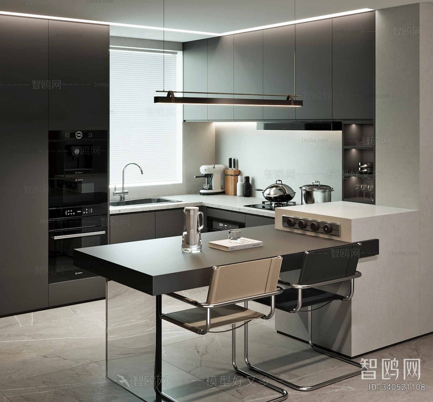 Modern Open Kitchen