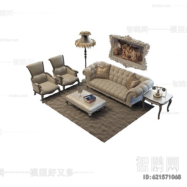 European Style Sofa Combination