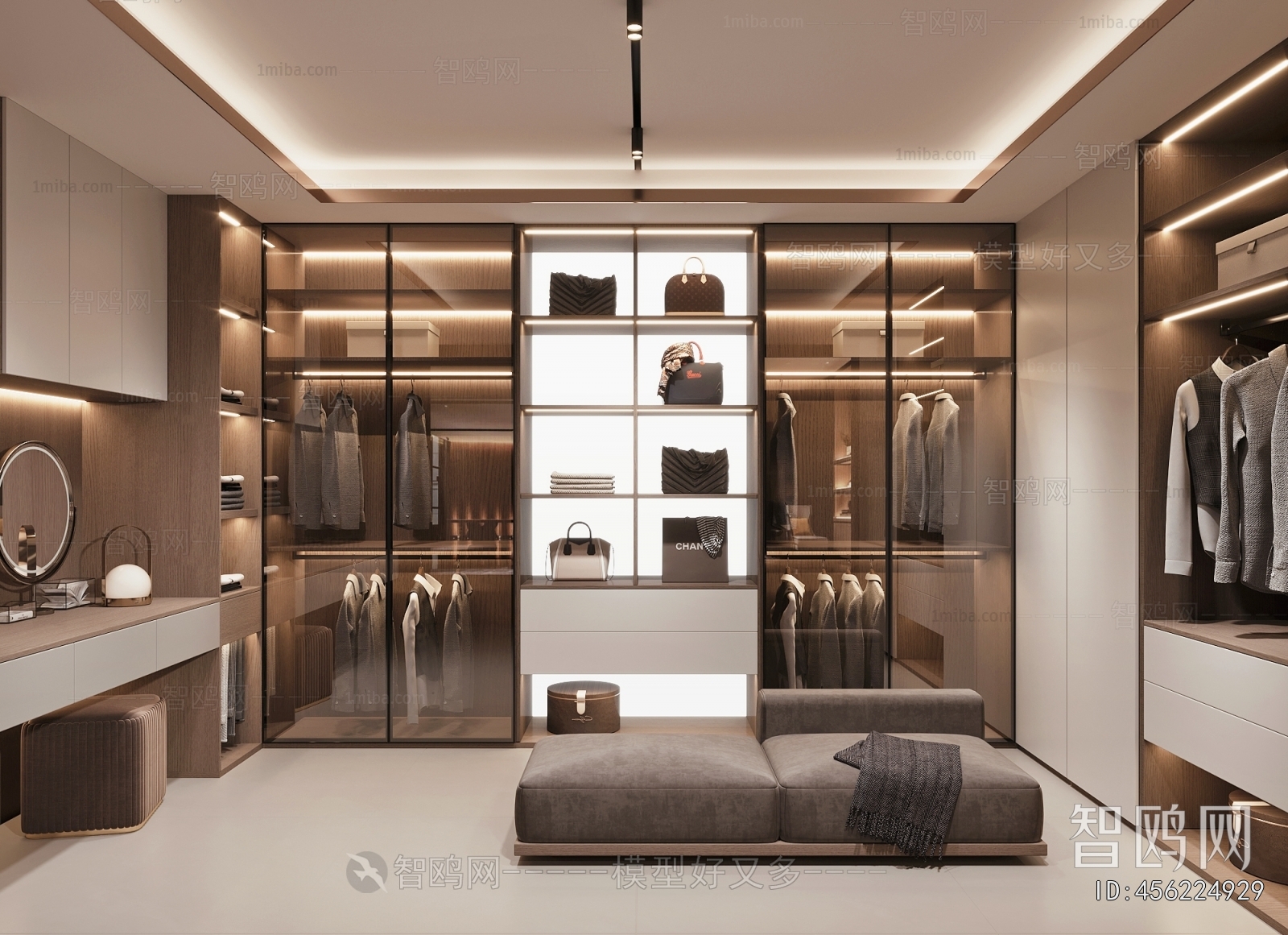 Modern Clothes Storage Area