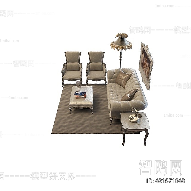 European Style Sofa Combination