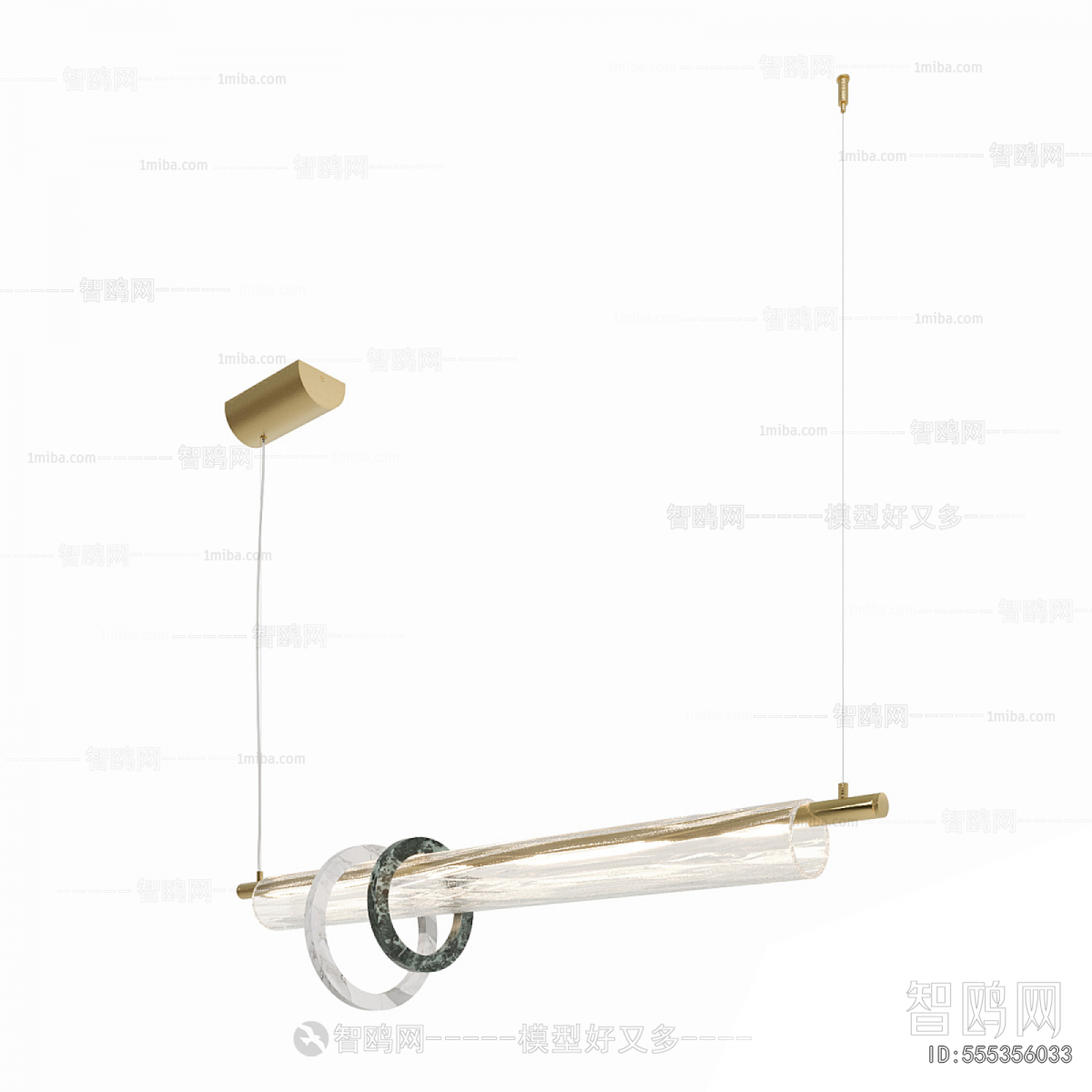 Modern Long Chandelier