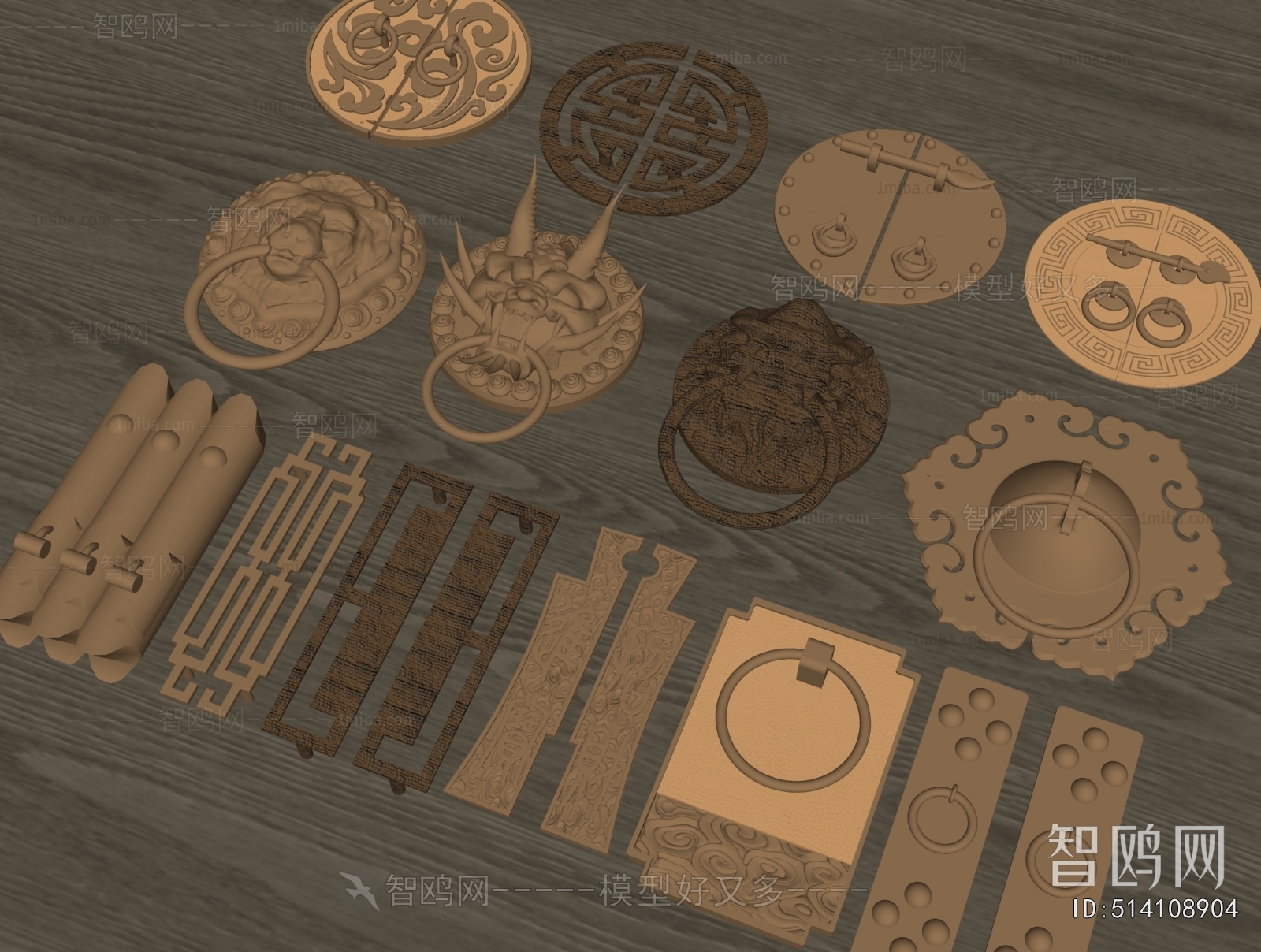 Chinese Style Door Handle