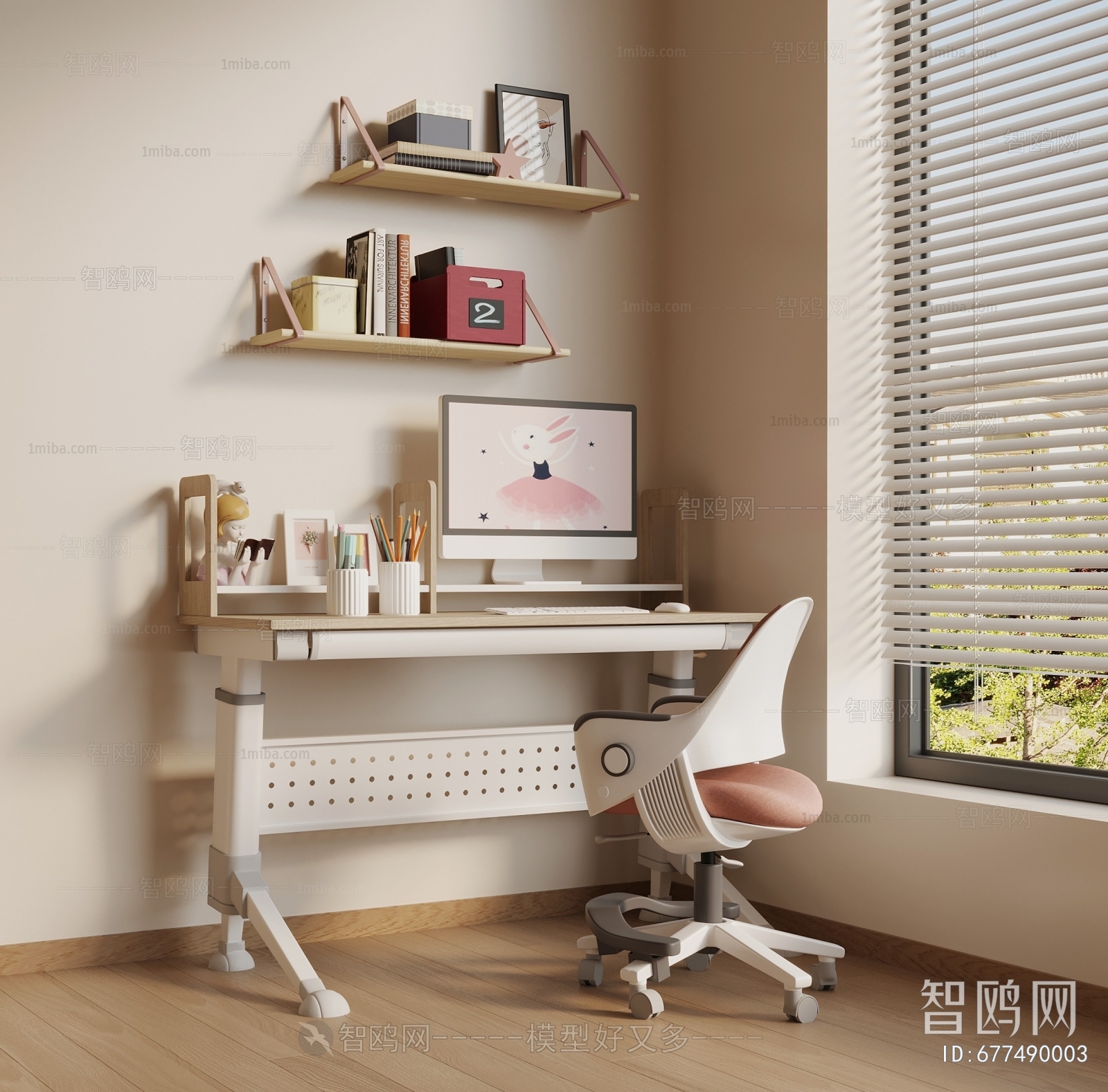 Modern Computer Desk And Chair