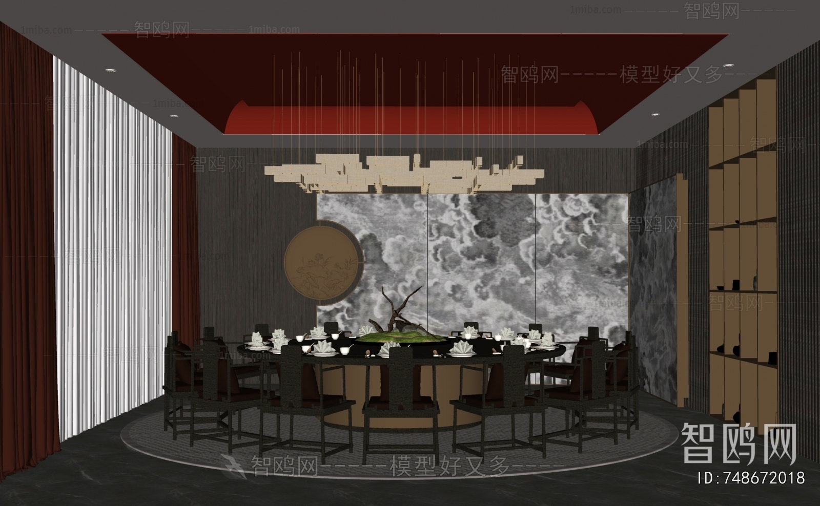 New Chinese Style Restaurant Box