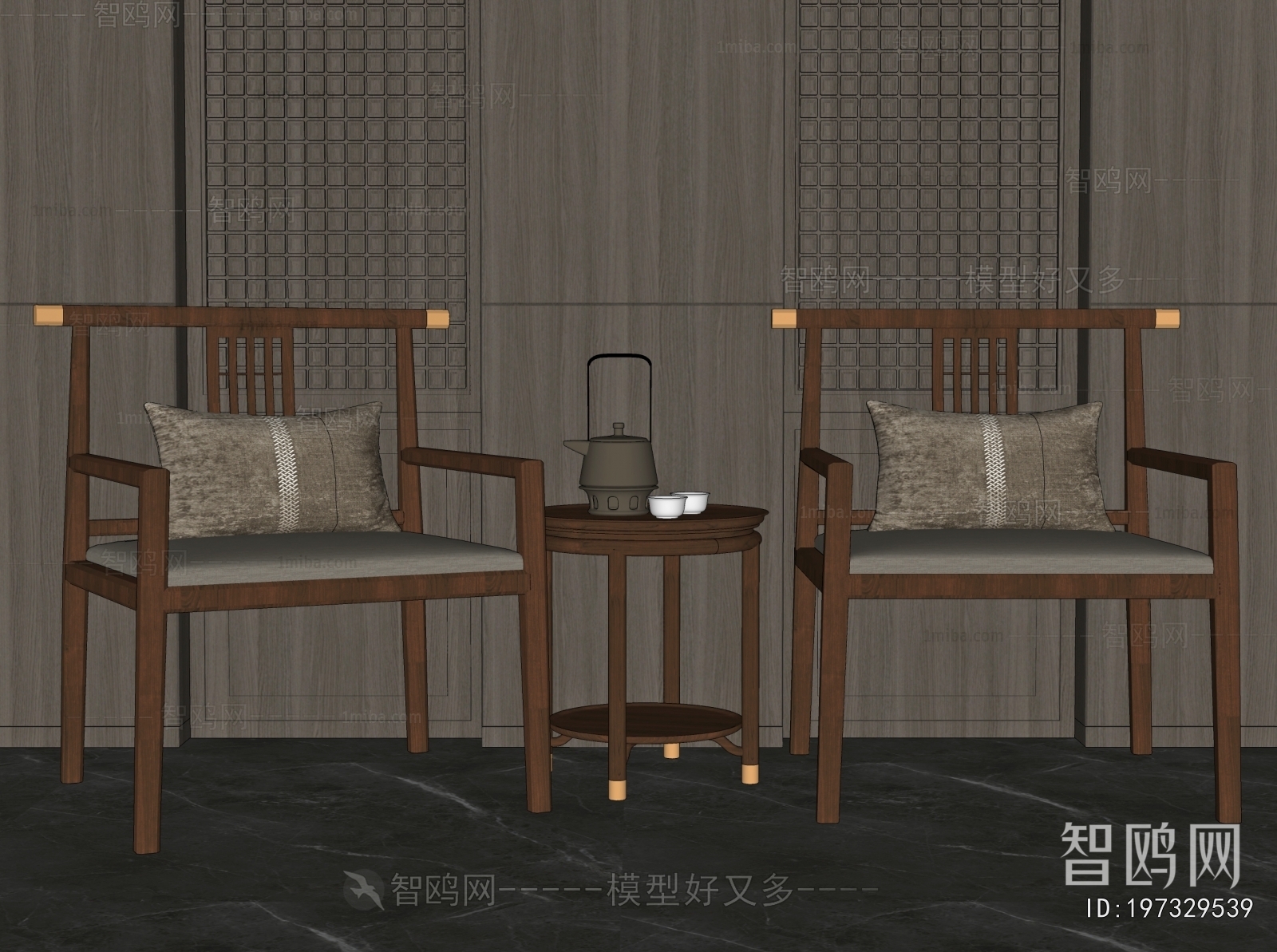 New Chinese Style Lounge Chair