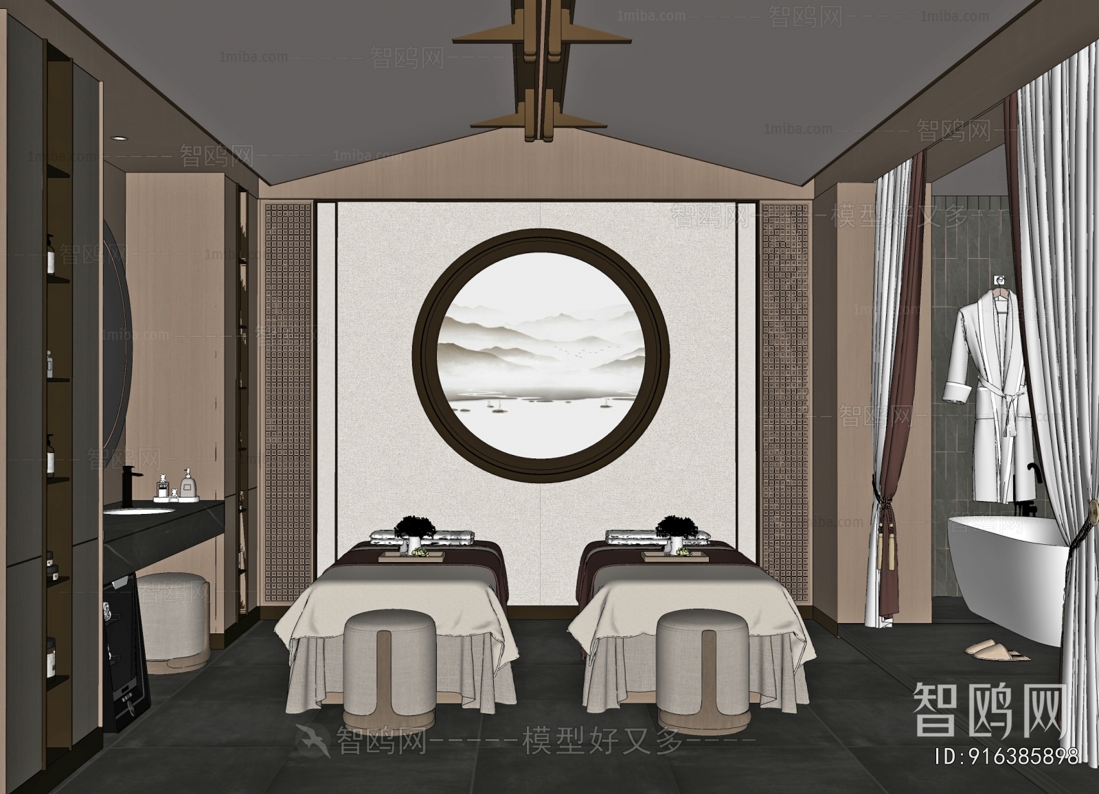 New Chinese Style SPA Beauty