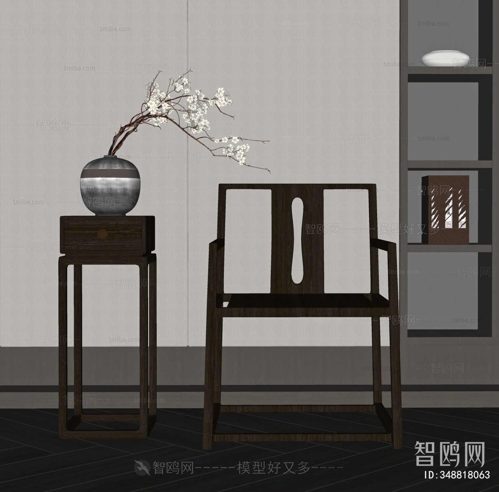 New Chinese Style Lounge Chair