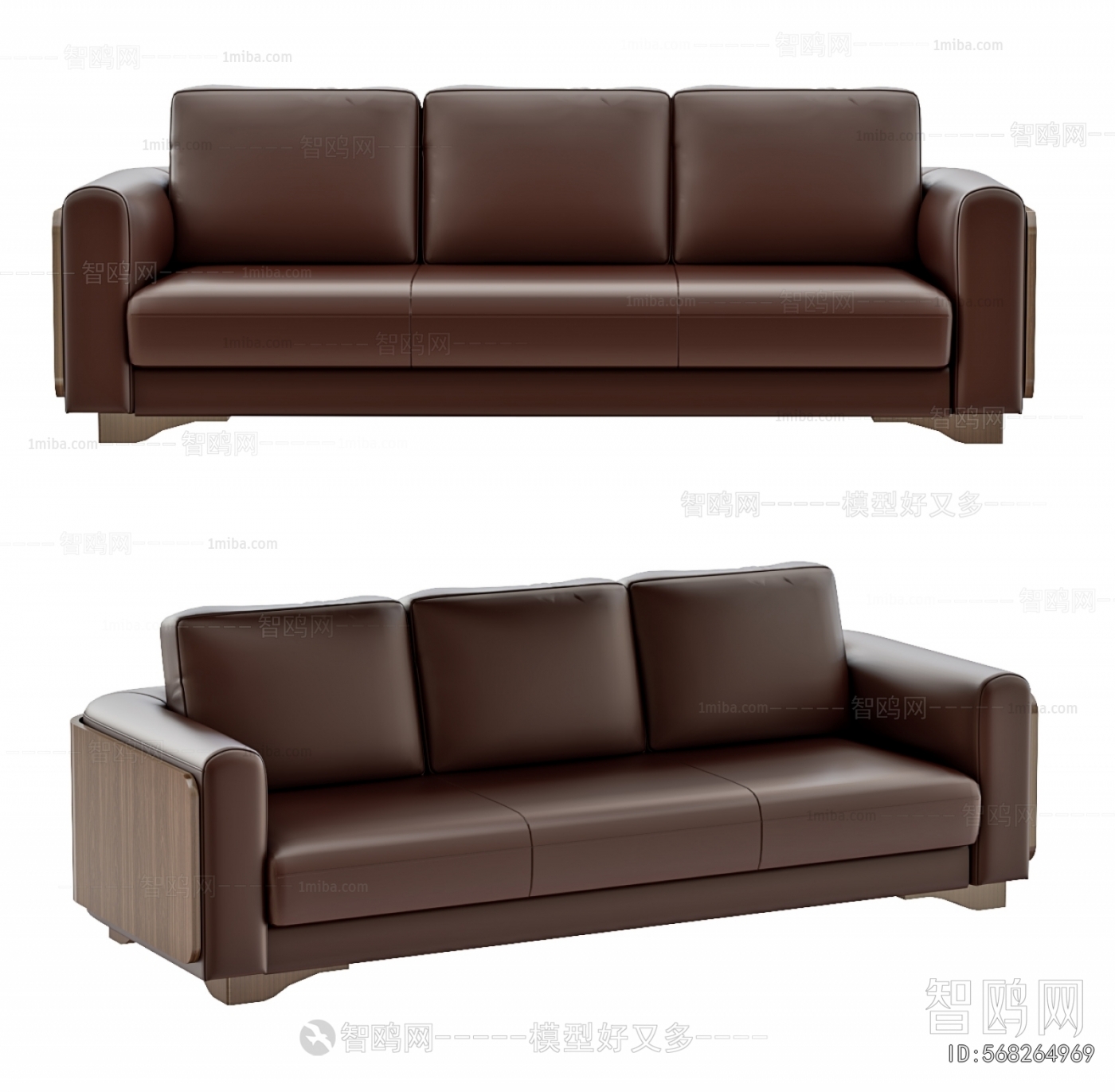 Modern Three-seat Sofa