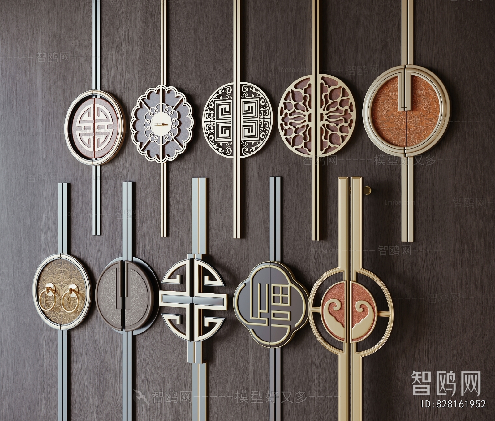 New Chinese Style Door Handle