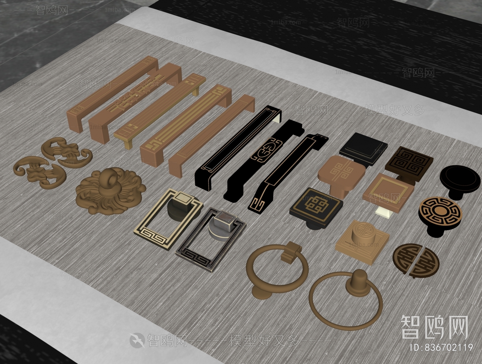 New Chinese Style Door Handle