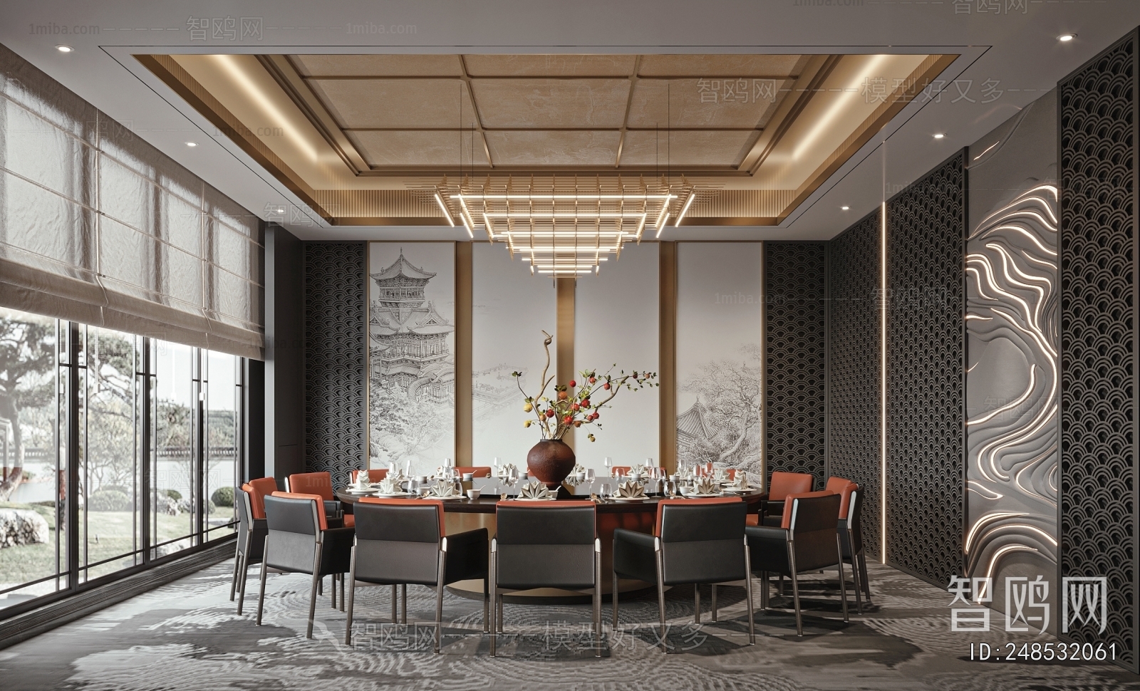 New Chinese Style Restaurant Box