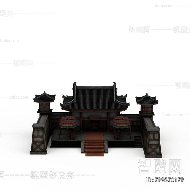 Chinese Style Ancient Architectural Buildings