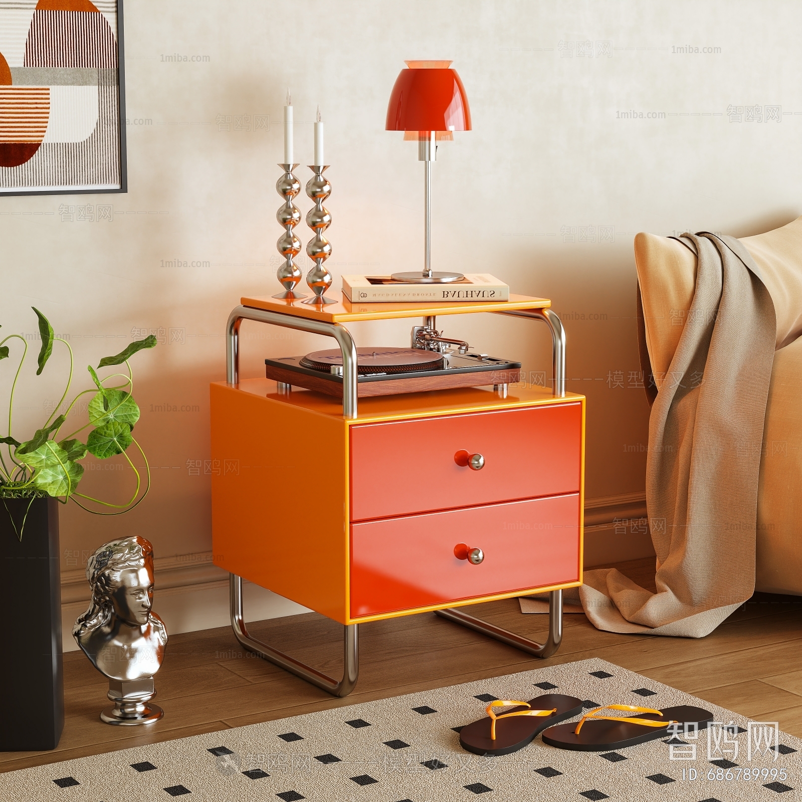 Modern Bedside Cupboard