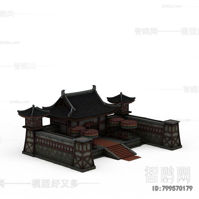Chinese Style Ancient Architectural Buildings