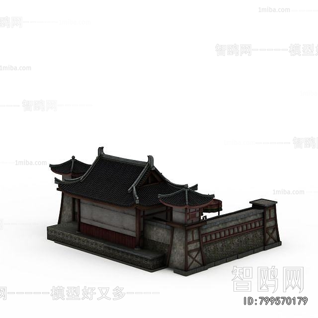 Chinese Style Ancient Architectural Buildings