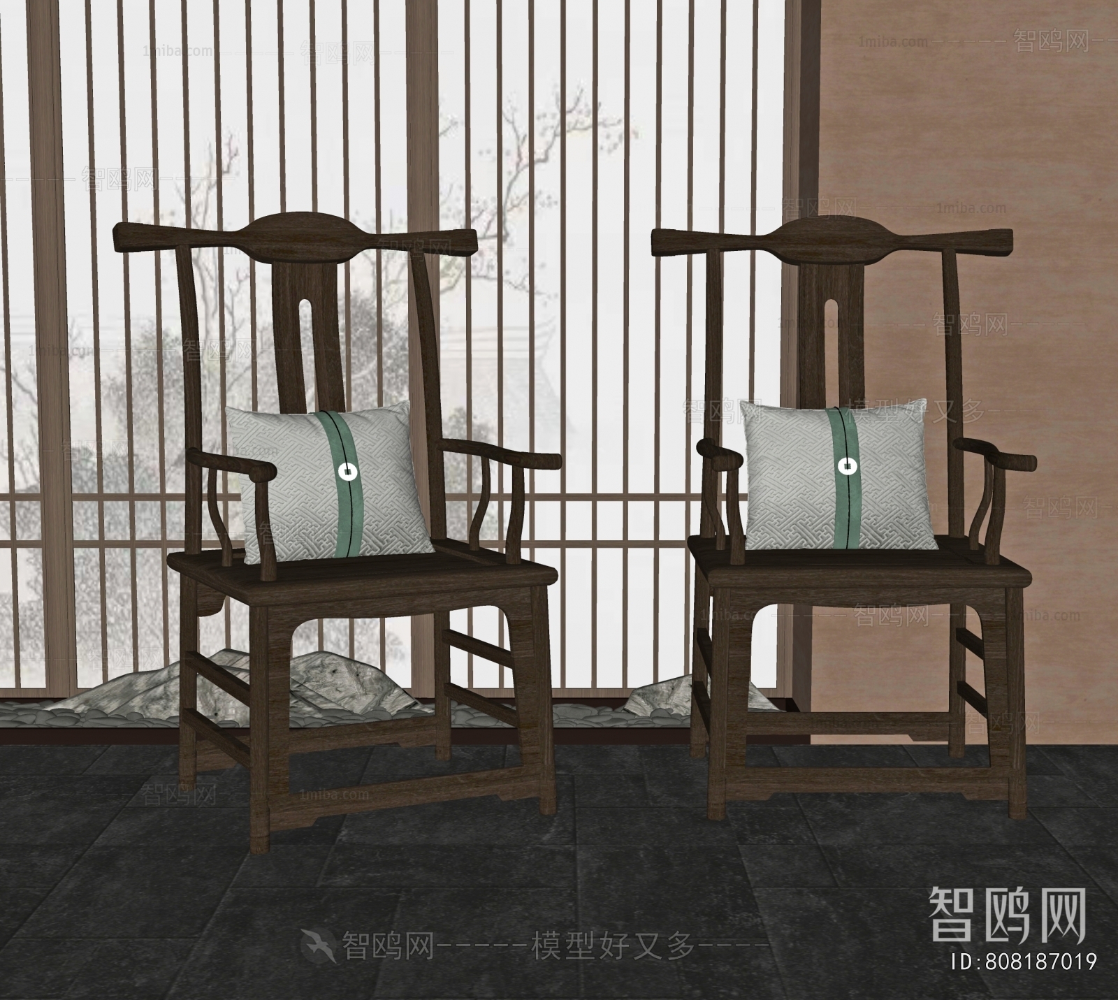 New Chinese Style Lounge Chair