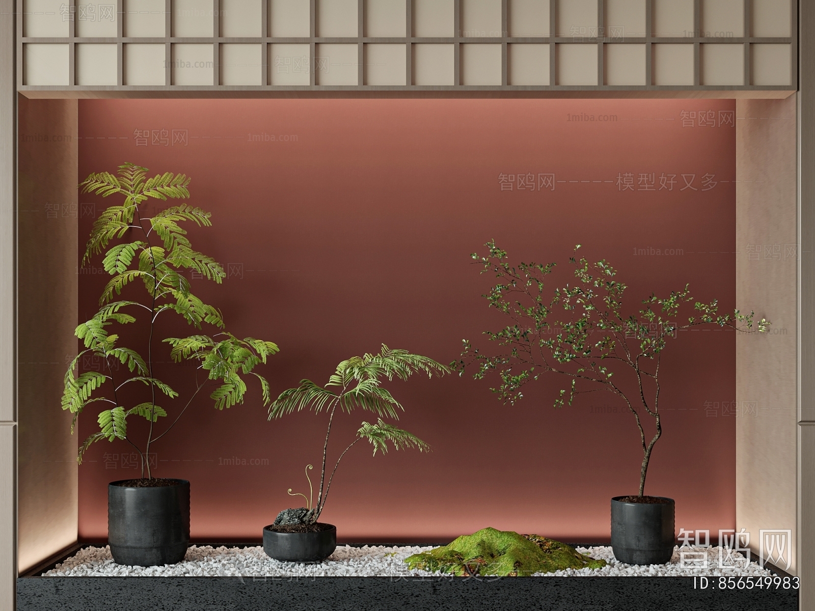 New Chinese Style Plant Landscaping