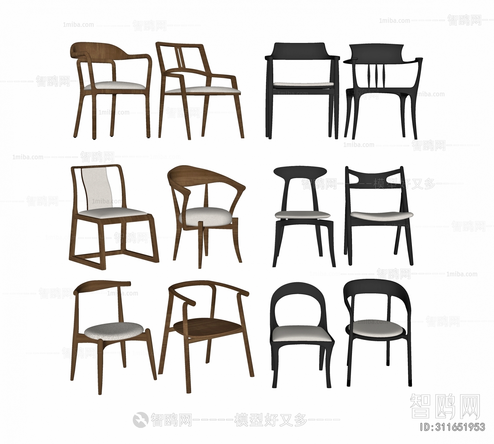 New Chinese Style Lounge Chair