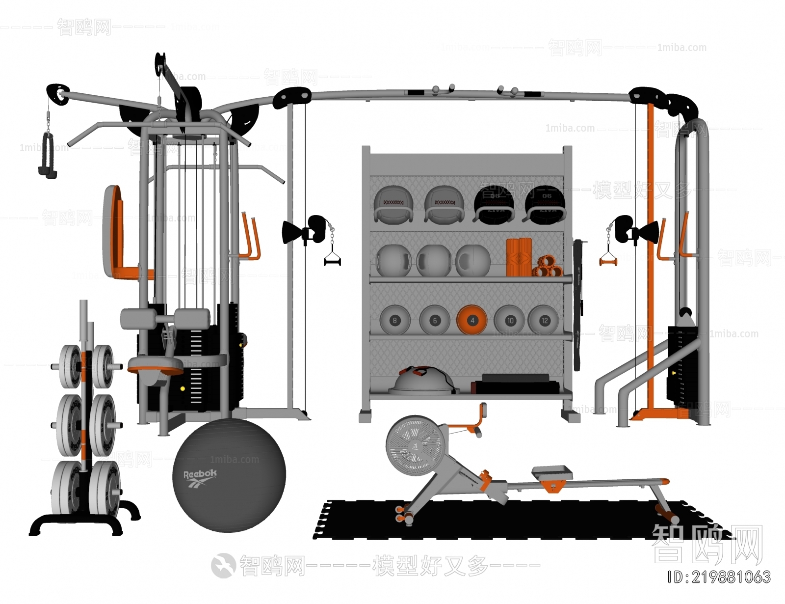 Modern Fitness Equipment