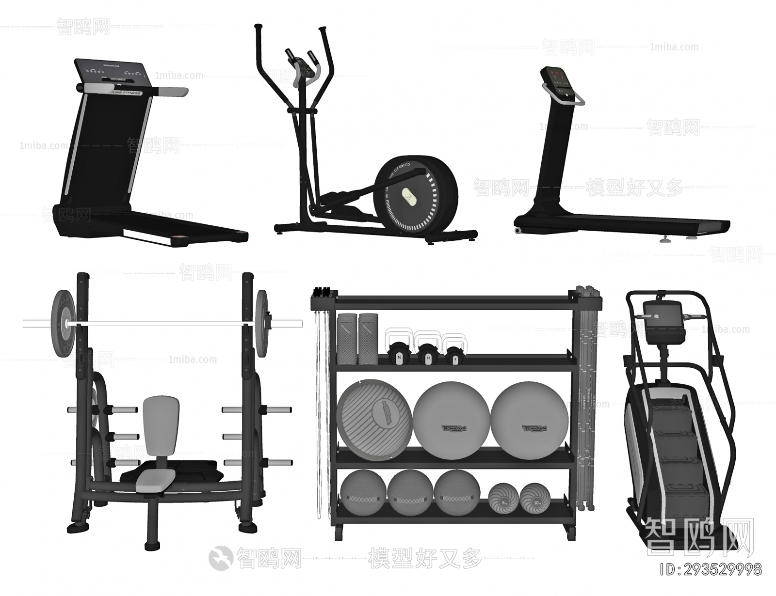Modern Fitness Equipment