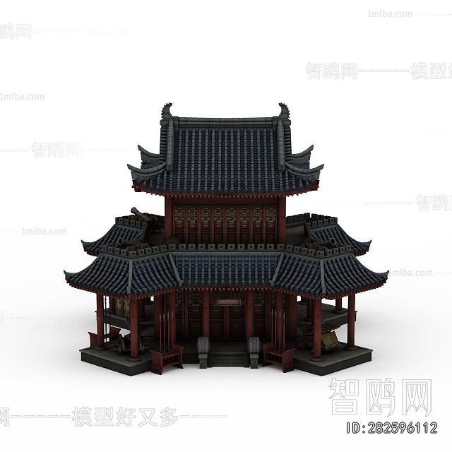 Chinese Style Ancient Architectural Buildings