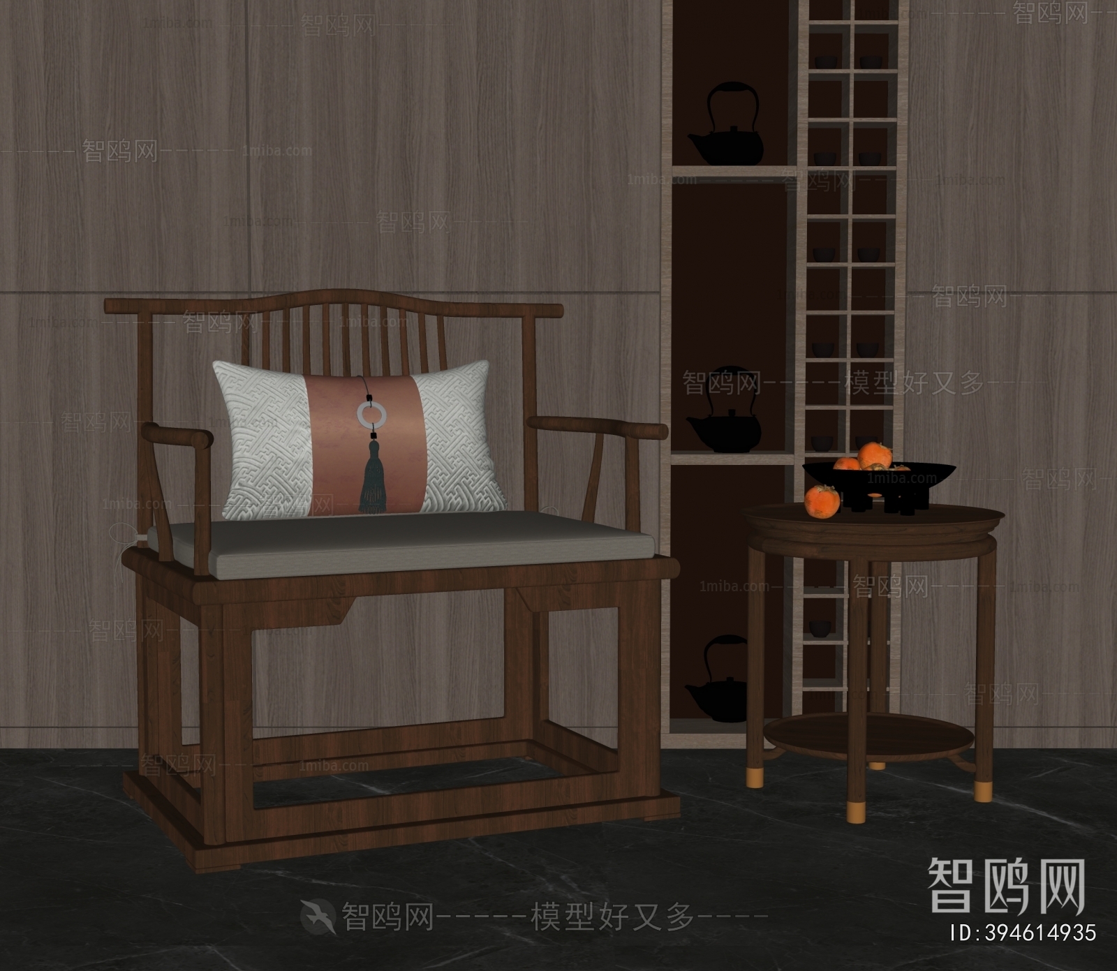 New Chinese Style Lounge Chair