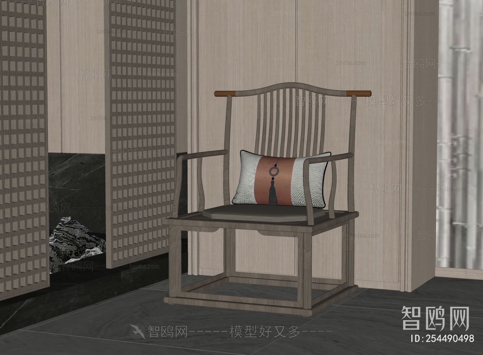 New Chinese Style Lounge Chair