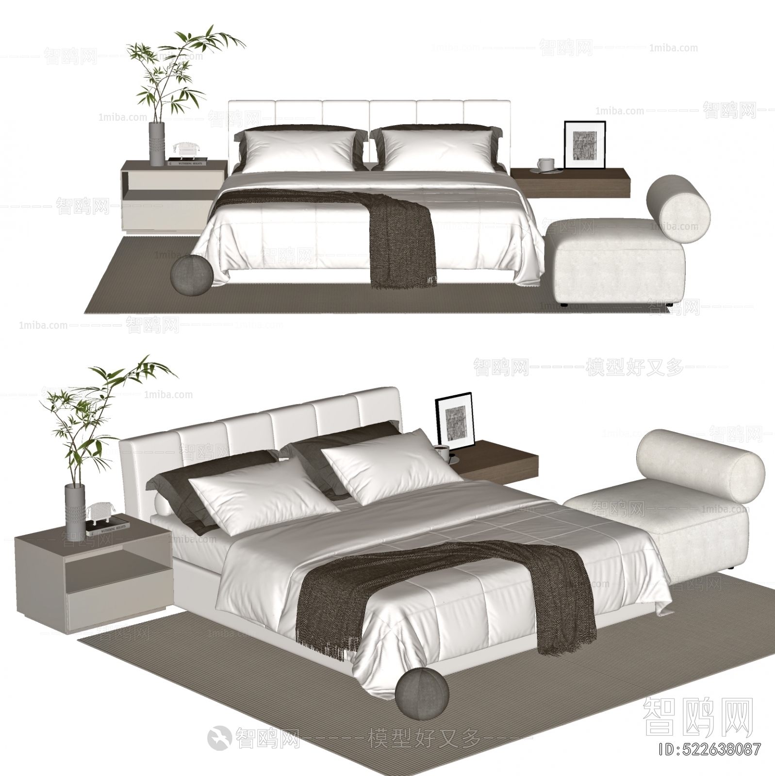 Modern Double Bed