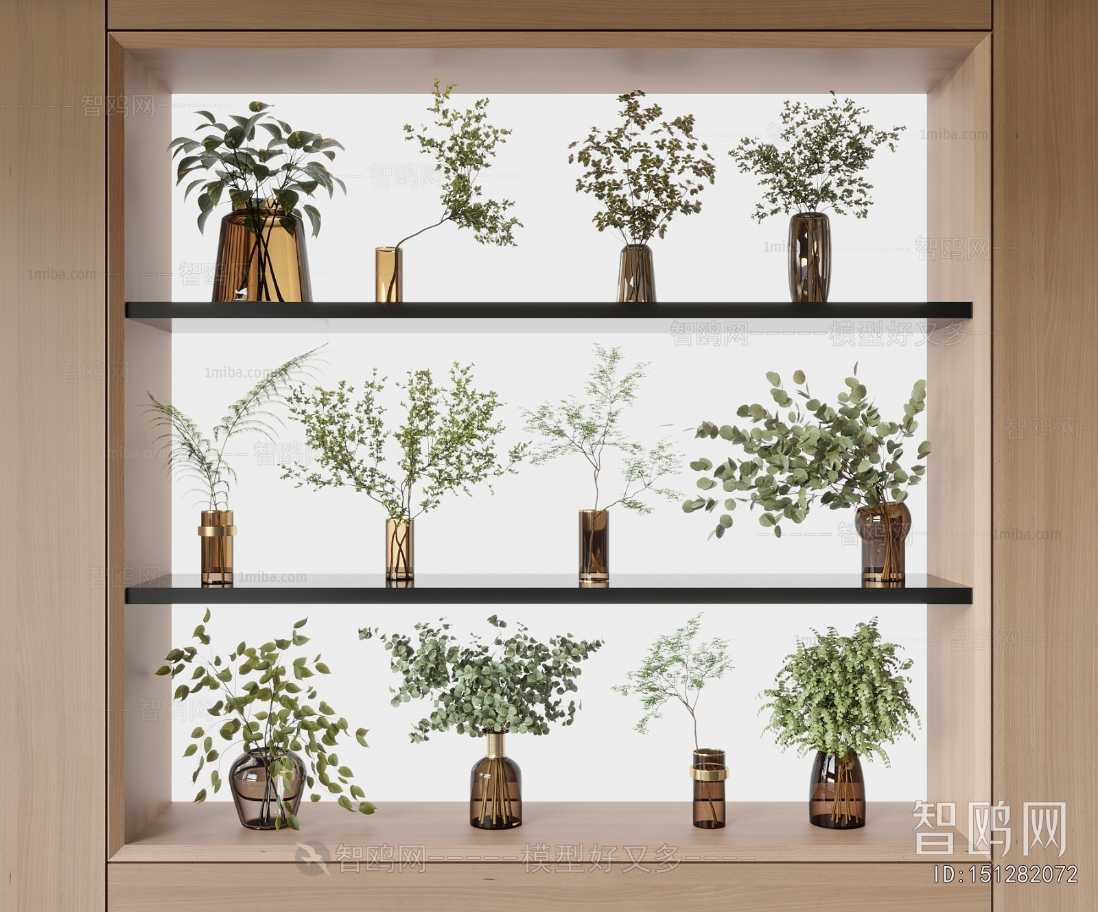 Modern Aquatic Green Plant