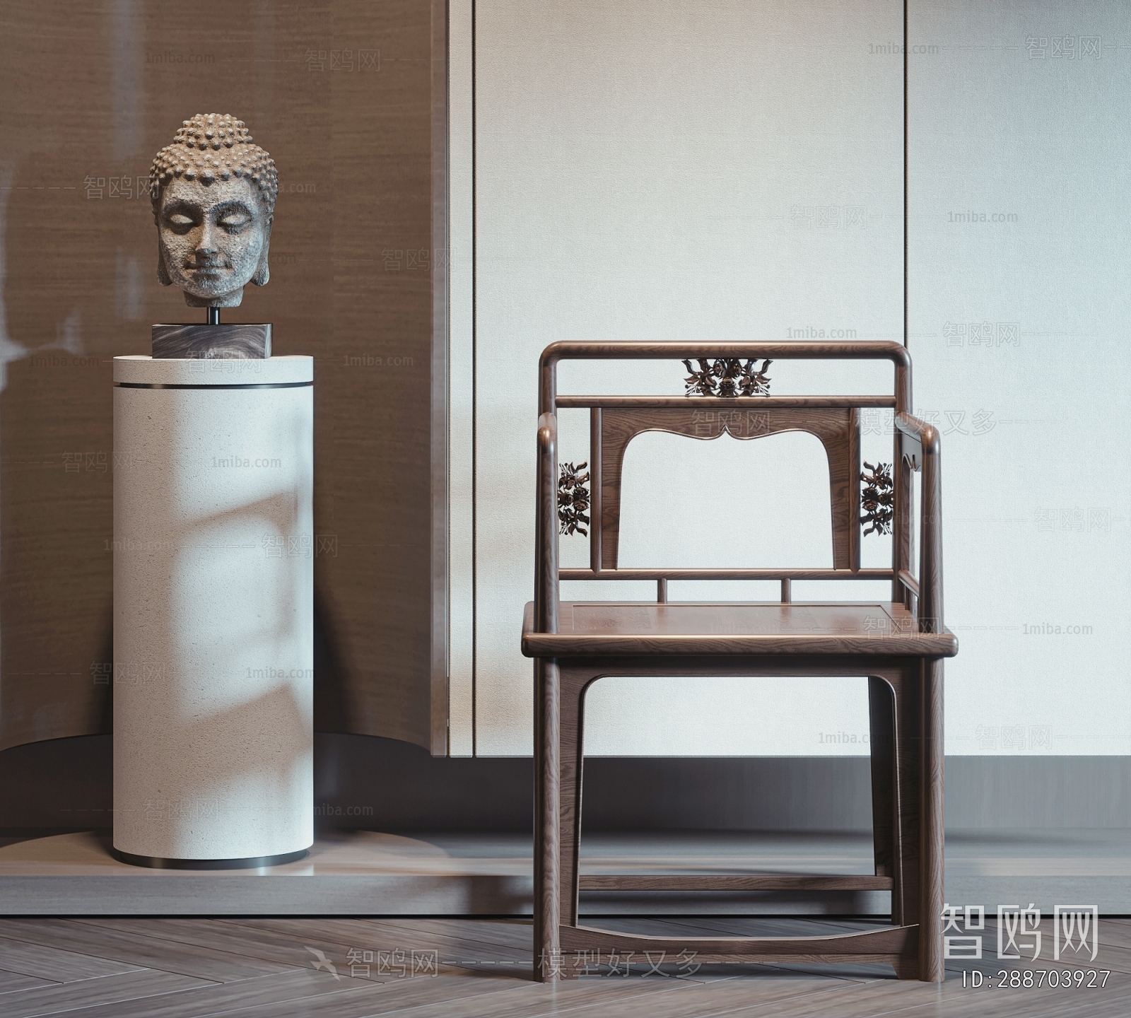 New Chinese Style Lounge Chair