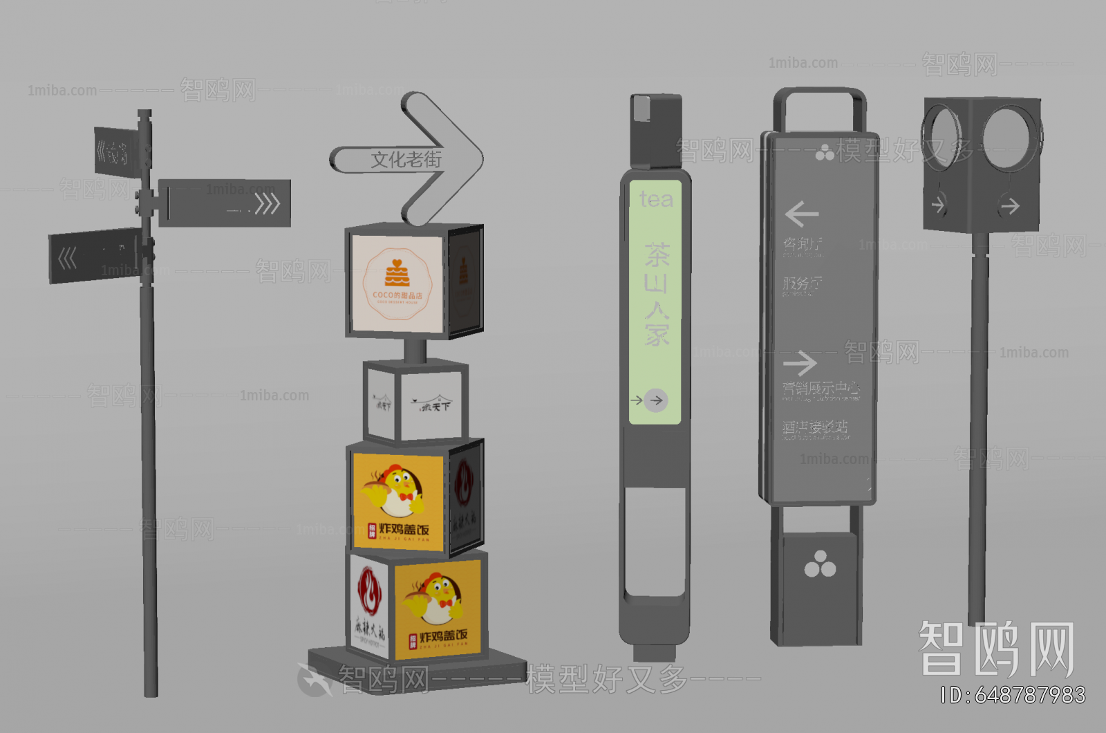 Modern Guide Board/bulletin Board