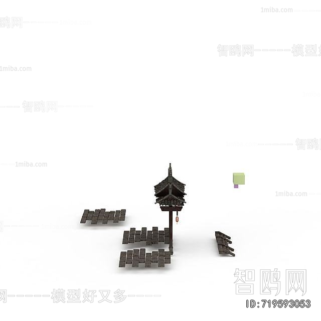 Chinese Style Decorated Archway